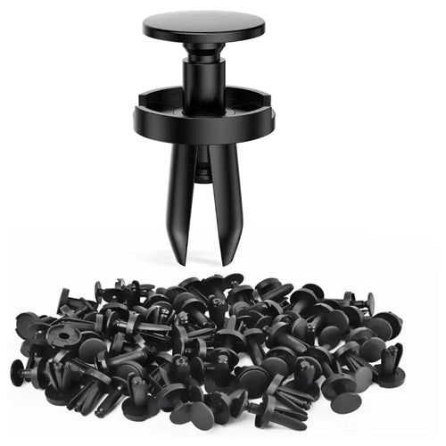 Nilight 100 Pcs Head 18.5mm Hole 8mm Push-Type Fender Liner Retainer Clips Replacement for Chrysler 6504521, 04575412AF Jeep Liberty Grand Caravan Dodge Charger Grand Caravan