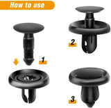 Nilight 100 Pcs Hole 7mm Car Push Retainer Clips Kits For Lexus Toyota, view 4