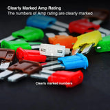 Nilight 105Pcs Micro2 ATR APT Car Blade Fuses Assortment Kit 5A 7.5A 10A 15A 20A 25A 30A, view 5