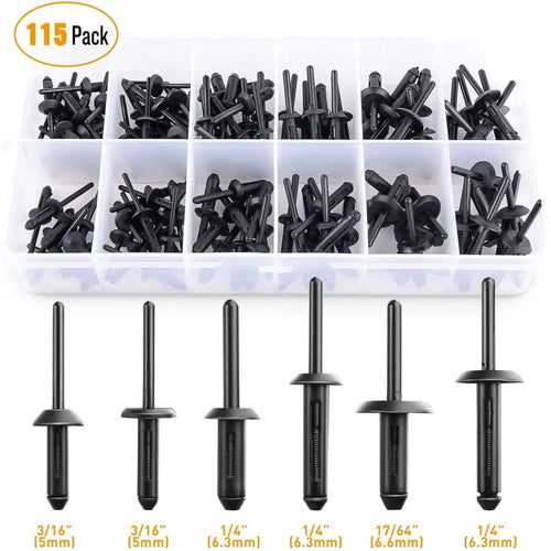 Nilight 115 Pcs Car Push Retainer Clips Kits For GM Ford Chrysler VW