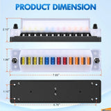 Nilight 12 Way Fuse Block with Negative Bus 12V Blade Fuse Holder ATC/ATO Standard Fuse Box Label Stickers Waterproof Cover Fuse Panel, view 6