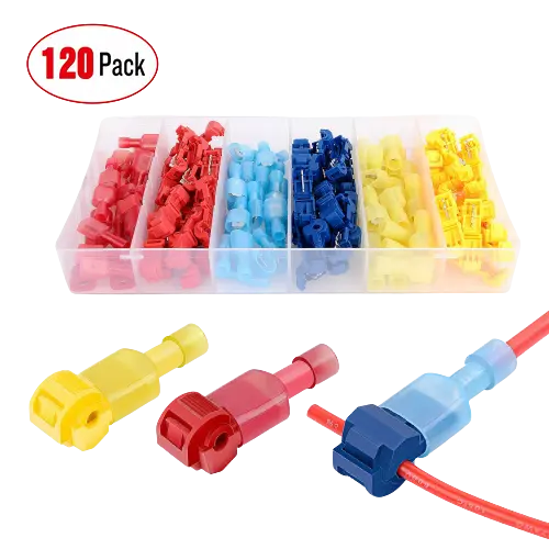 Nilight 120Pcs Quick Splice Wire Terminals