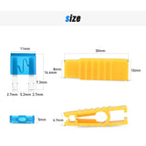 Nilight 120Pcs Mini ATM/APM Blade Fuse with 10 Pack 14AWG Inline Fuse Holder, view 2