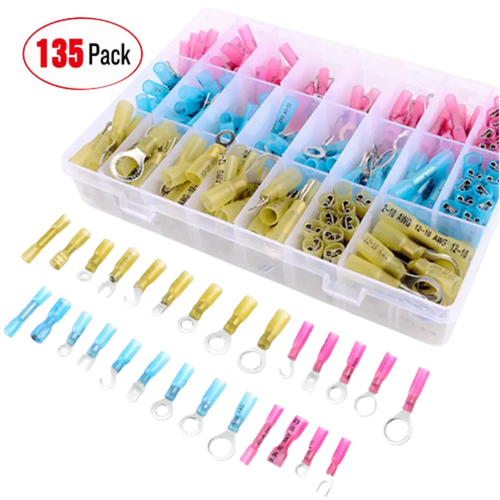 Nilight 135Pcs Heat Shrink Wire Connectors