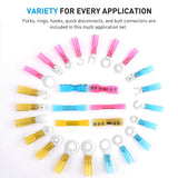 Nilight 135Pcs Heat Shrink Wire Connectors, view 3