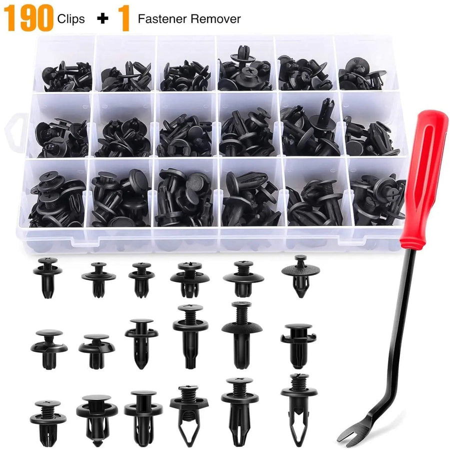 Nilight 190 Pcs Car Push Retainer Clips Kits For Toyota Honda Nissan Mazda