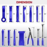 Nilight 19 Pcs Auto Trim Removal Tool Set Blue, view 2