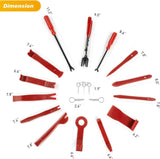Nilight 19 Pcs Auto Trim Removal Tool Set Red, view 2