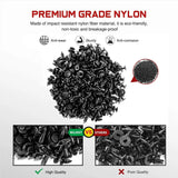 Nilight 200 Pcs Hole 6mm 7mm 8mm 9mm 10mm Car Retainer Clips Expansion Screws Replacement Kit Bumper Push Rivet Clips for GM Ford Toyota Honda Chrysler Nissan, view 4