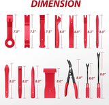 Nilight 200 Pcs Trim Removal Tool Kit Red, view 2
