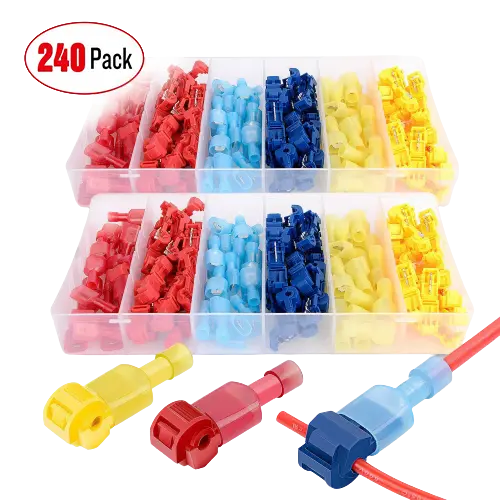 Nilight 240Pcs Quick Splice Wire Terminals