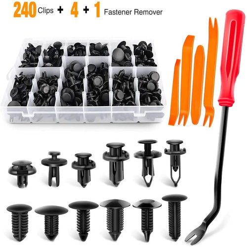 Nilight 240 Pcs Car Push Retainer Clips Kits For GM Ford Toyota Honda Chrysler