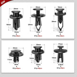 Nilight 240 Pcs Hole 6.3mm 8mm 9mm 10mm Car Retainer Clips Fastener Remover Expansion Screws Replacement Kit Bumper Push Rivet Clips for GM Ford Toyota Honda Chrysler, view 3