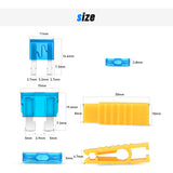 Nilight 240Pcs Standard & Mini Blade Fuse Set, view 5