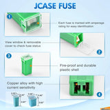 Nilight 250Pcs Blade Jcase Car Fuse Assortment Kit, view 5
