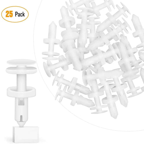 Nilight 25 Pcs Head 15mm Hole 7mm Car Push Retainer Clips Kits For GM Chevrolet Cadillac GMC