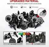 Nilight 25 Pcs Head 7.8mm Hole 4.8mm Engine Shields Splash Guard Bumper Hex Head Sems Screws 07-14-7-129-160 For BMW 128i 135i 228i 228iX 230i 525i 525xi 528i 528xi, view 3