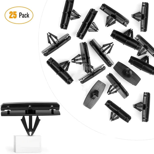 Nilight 25 Pcs Head 37.6mm Hole 12.6mm Car Push Retainer Clips Kits For Jeep Chrysler Auveco
