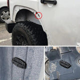 Nilight 25 Pcs Head 38mm Hole 10mm Fender Flare Moulding Clips Jeep Liberty Wheel Fender Rocker Panel Clip for Chrysler 55157055-AA, Jeep Wrangler, view 6