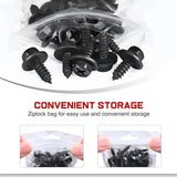 Nilight 25 Pcs Head 9.8mm Hole 6mm Hex Head Screw Bolt Fit for Bumper Cover Splash Shield Mud Guard Screw Bolt Replacement for Toyota Avalon Camry Corolla Scion Lexus 90159-60498, view 4
