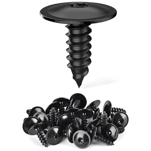 Nilight 25 Pcs Head 13.8mm Hole 4.8mm Screw Bolt Fender Liner Under Cover Screw Replacement for Audi A3 A4 A5 A6 Volkswagen Porsche Cayenne Macan Taycan N90974701