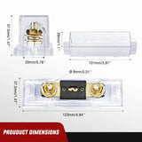 Nilight 100A ANL Fuse with ANL Fuse Holder, view 6
