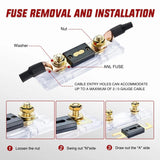 Nilight 150A ANL Fuse with ANL Fuse Holder, view 3
