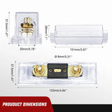 Nilight 150A ANL Fuse with ANL Fuse Holder, view 6