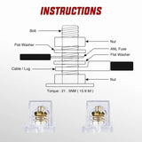 Nilight 300A ANL Fuse with ANL Fuse Holder, view 4