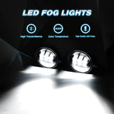 Nilight 2PCS 7 Inch LED Healdight with 2PCS 4 Inch LED Fog Light for Jeep Wrangler 97-17 JK LJ CJ, view 4