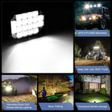 Nilight 2 Pcs 7-Inch 5D Projector Lens 60W Combo LED Off Road Lights Driving Lights, view 4
