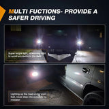 Nilight 2PCS LED Interior Door Panel Light Courtesy Warning Lights White Red for Chevy GMC Silverado Sierra 1500 2500 3500 HD Suburban Cadillac Escalade Hummer H2, view 3