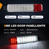 Nilight 2PCS LED Interior Door Panel Light Courtesy Warning Lights White Red for Chevy GMC Silverado Sierra 1500 2500 3500 HD Suburban Cadillac Escalade Hummer H2, view 5