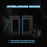 Nilight 2Pcs Rocker Switch Holder Panel Housings, view 5