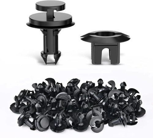 Nilight 30 Pcs Head 26mm Hole 12mm Front Air Deflector Retainers Clips & Grommet Compatible with GM 15733971, 15733970 2007-2013 Chevrolet Avalanche 2006-2007 Hummer H3