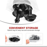 Nilight 30 Pcs Head 26mm Hole 12mm Front Air Deflector Retainers Clips & Grommet Compatible with GM 15733971, 15733970 2007-2013 Chevrolet Avalanche 2006-2007 Hummer H3, view 4