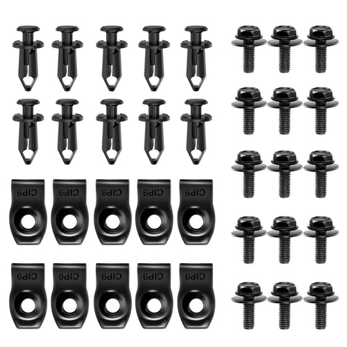Nilight 35 Pcs Car Push Retainer Clips Kits For Infiniti G35 G37 FX35 FX45 EX35 Nissan 370Z 350Z
