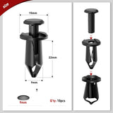 Nilight 35 Pcs Car Push Retainer Clips Kits For Infiniti G35 G37 FX35 FX45 EX35 Nissan 370Z 350Z, view 3