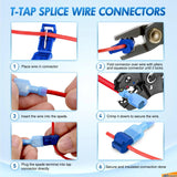 Nilight 360PCS T-Tap Wire Connectors Terminals Kit, view 2