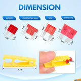 Nilight 372Pcs Fuses Assortment Kit Standard Mini LP Mini Micro2 Blade Fuse, view 3