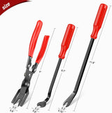 Nilight 3 Pcs Auto Trim Removal Tool Red, view 2