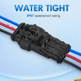 Nilight 3Pin Electrical Wire Connectors Male and Female Plug, view 4