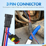 Nilight 3Pin Electrical Wire Connectors Male and Female Plug, view 5