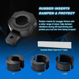Nilight 4-Pack Standard Mounting Bracket Kit LED Off Road Light Vertical Bar Tube Clamp Roof Roll Cage Holder, view 4