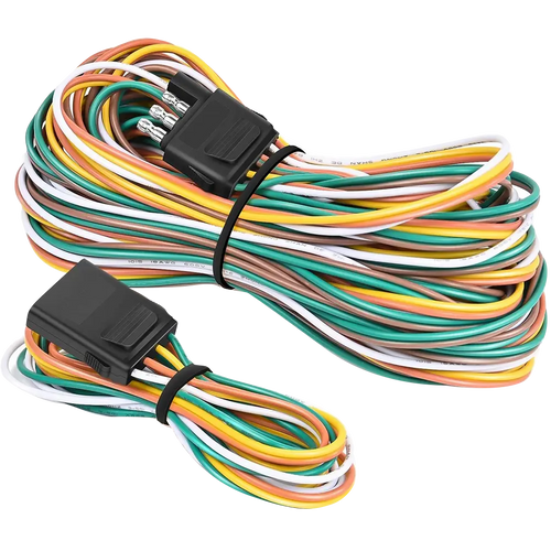 Nilight 25Ft Male 4Ft Female Trailer Wiring Harness