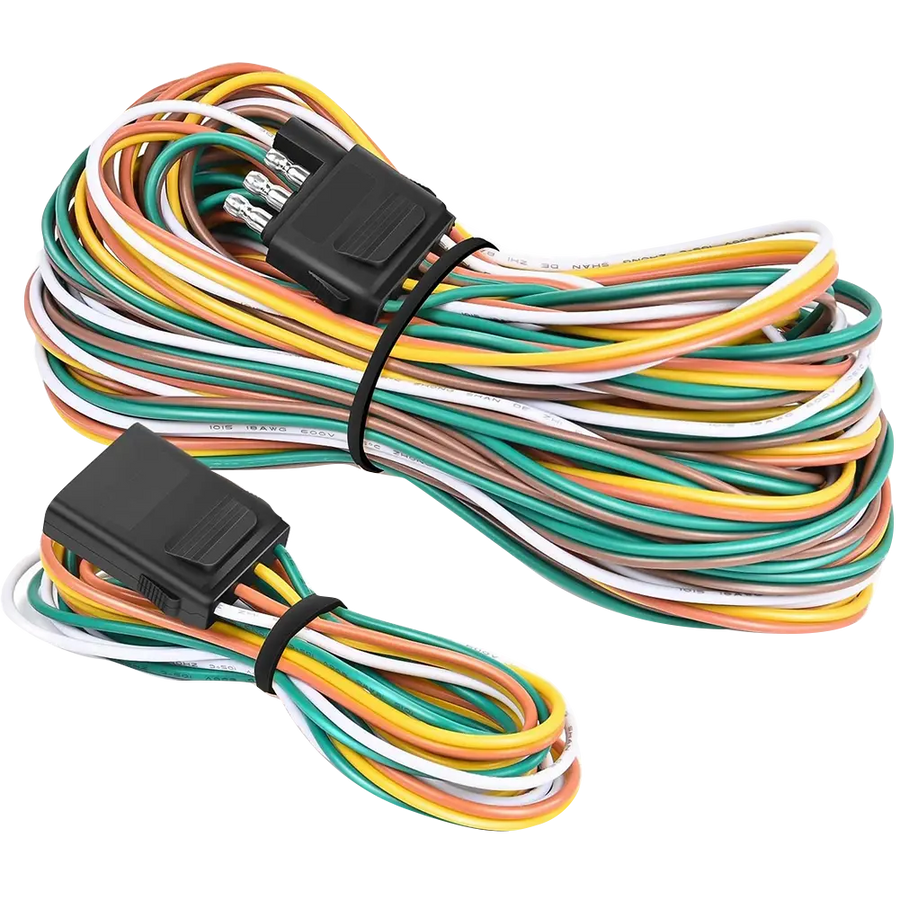 Nilight 25Ft Male 4Ft Female Trailer Wiring Harness