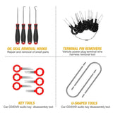 Nilight 40 Pcs Auto Trim Removal Tool Set Red, view 5