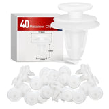Nilight 40 Pcs Head 17.5mm Hole 9mm Door Panel Retainer Clips 6504014 Chrysler 300M Cirrus Concorde Intrepid LHS PT Cruiser, Dodge Grand Caravan Neon Stratus, Plymouth Breeze Grand Voyager, view 2