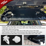 Nilight 40 Pcs Head 17.5mm Hole 9mm Door Panel Retainer Clips 6504014 Chrysler 300M Cirrus Concorde Intrepid LHS PT Cruiser, Dodge Grand Caravan Neon Stratus, Plymouth Breeze Grand Voyager, view 4