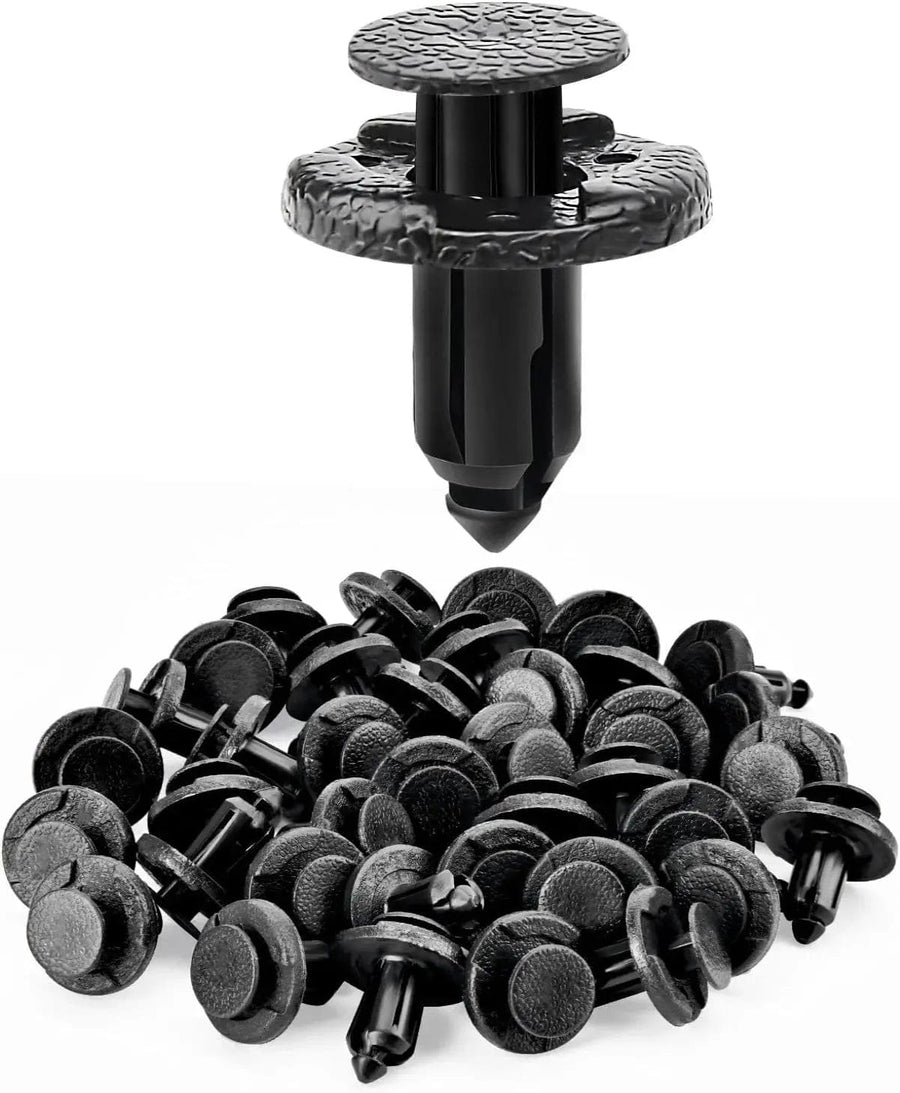Nilight 40 Pcs Head 20mm Hole 8mm Front Bumper and Radiator Support Push-Type Retainer 11296-AG000 For Nissan and Infiniti